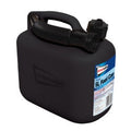 Diesel Fuel Can Black 5L Plastic – Durable and Safe Fuel Storage Solution-Eclipse Fencing