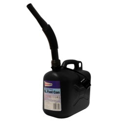 Diesel Fuel Can Black 5L Plastic – Durable and Safe Fuel Storage Solution-Eclipse Fencing