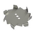 Dispersion Blade with Bolt Pattern - Mixer Direct