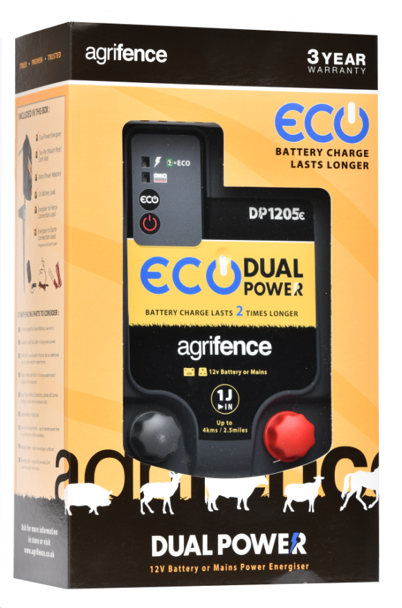 DP1205 Dual Power Eco Electric Fence Energizer – Long-Lasting, Versatile, and Efficient-Eclipse Fencing
