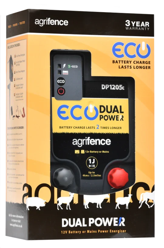 DP1210 Dual Power Eco Electric Fence Energizer – Long-Lasting, Versatile, and Efficient-Eclipse Fencing