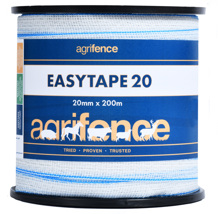 EASYTAPE 20 – White 20mm x 200m-Eclipse Fencing