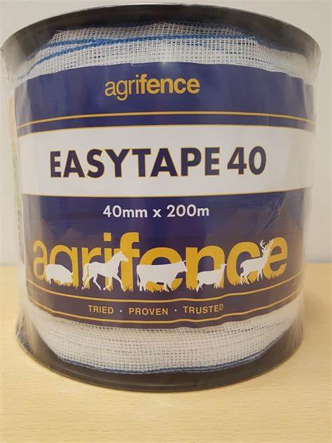 Easytape G40 Polytape – 200m Temporary Fencing Tape (40mm)-Eclipse Fencing