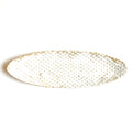 Eggshell Wash Pirogue Platter