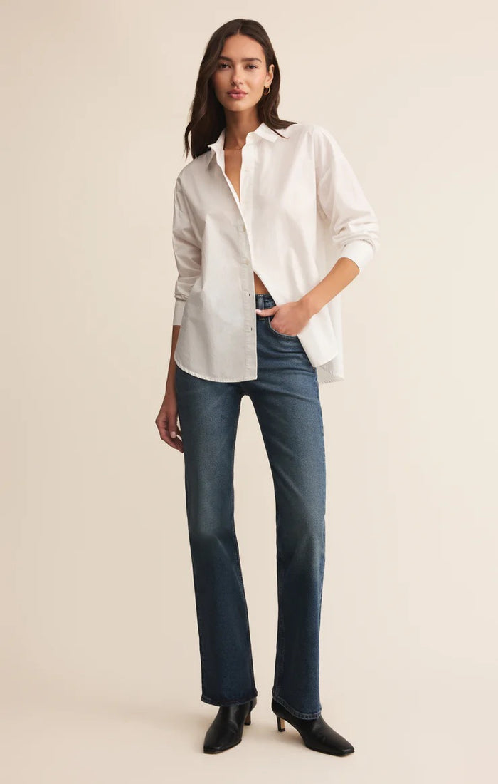 Elevated Poplin Button Up Shirt by Z Supply (multiple colors)