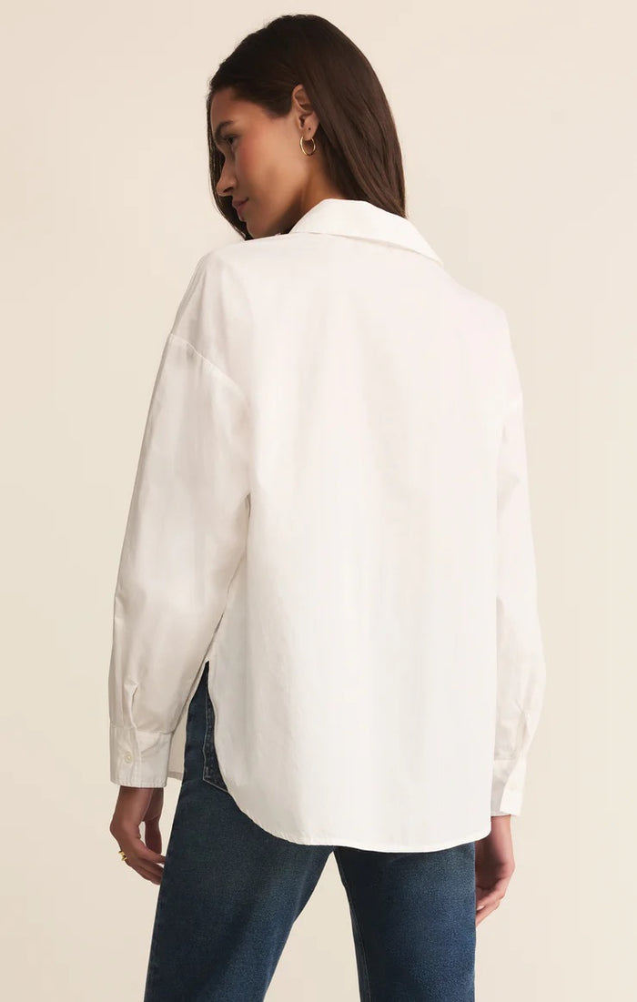 Elevated Poplin Button Up Shirt by Z Supply (multiple colors)