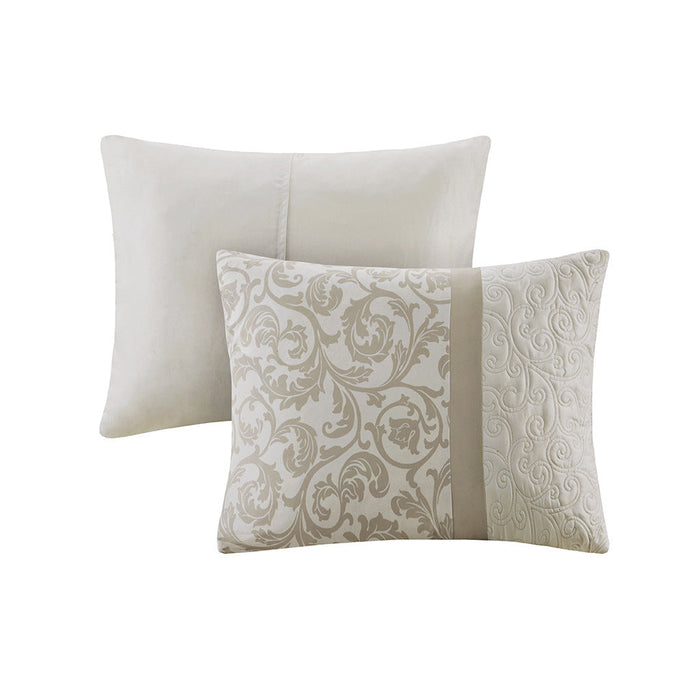 Embroidered 8 Piece Comforter Set Doba