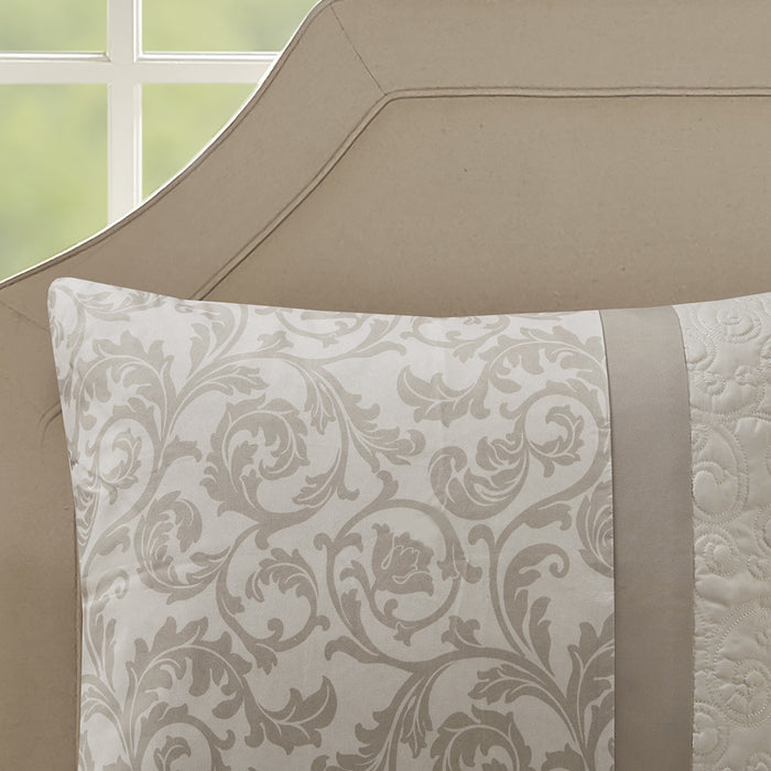 Embroidered 8 Piece Comforter Set Doba