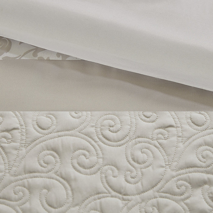 Embroidered 8 Piece Comforter Set Doba