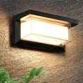 Emil Outdoor Wall Lamp - A - 10.2" x 4.9" / 26cm x 12.5cm - 30W / White (6000K) - Radar Motion Sensor - Level Decor