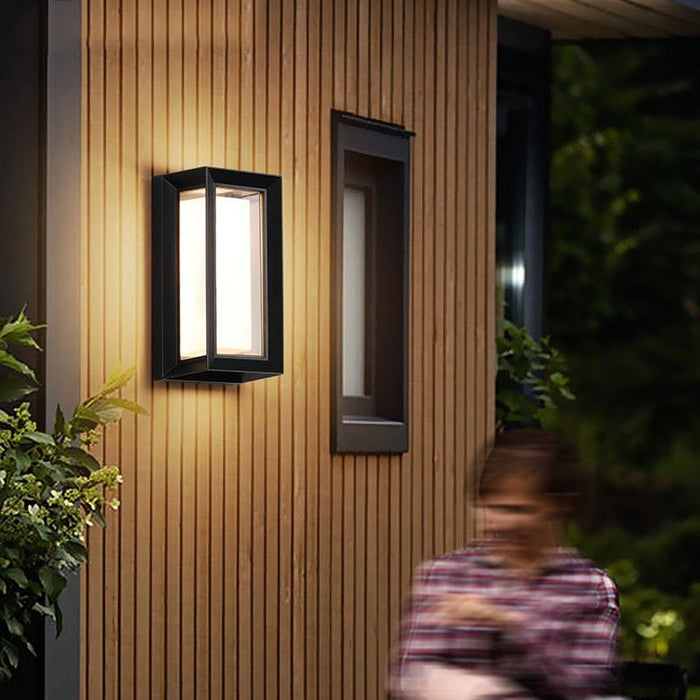 Emil Outdoor Wall Lamp - C - 4.9" x 10.2" / 12.5cm x 26cm - 30W / White (6000K) - Radar Motion Sensor - Level Decor