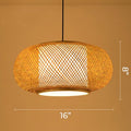 Equilibrium Rattan Pendant Light - 16" / 41cm - Level Decor