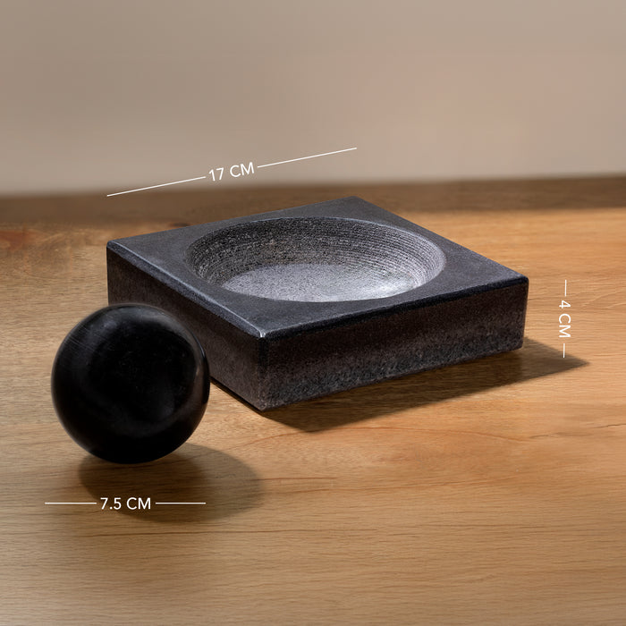 Erebus Marble Mortar & Pestle