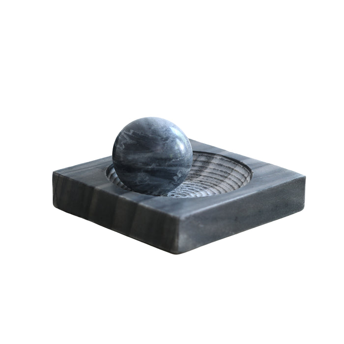 Erebus Marble Mortar & Pestle