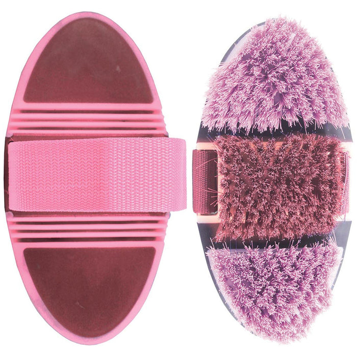 Ergonomic Flexible Body Brush for Horses Gentle & Effective Grooming Tool-Eclipse Fencing