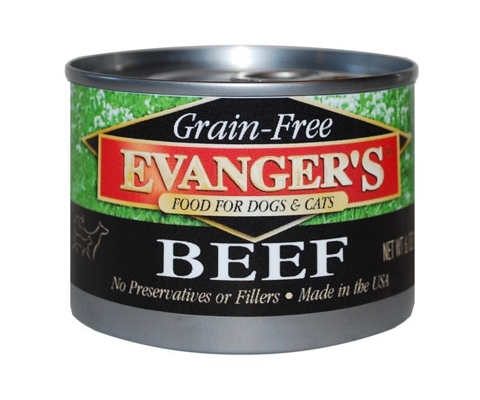 Evanger's Grain Free Beef Canned Dog and Cat Food