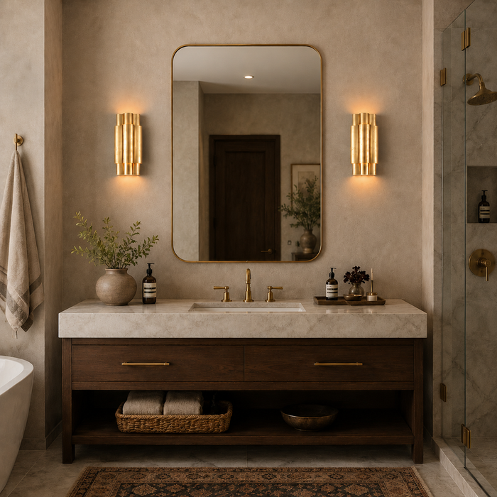 Everett Gold Antique Wall Sconce