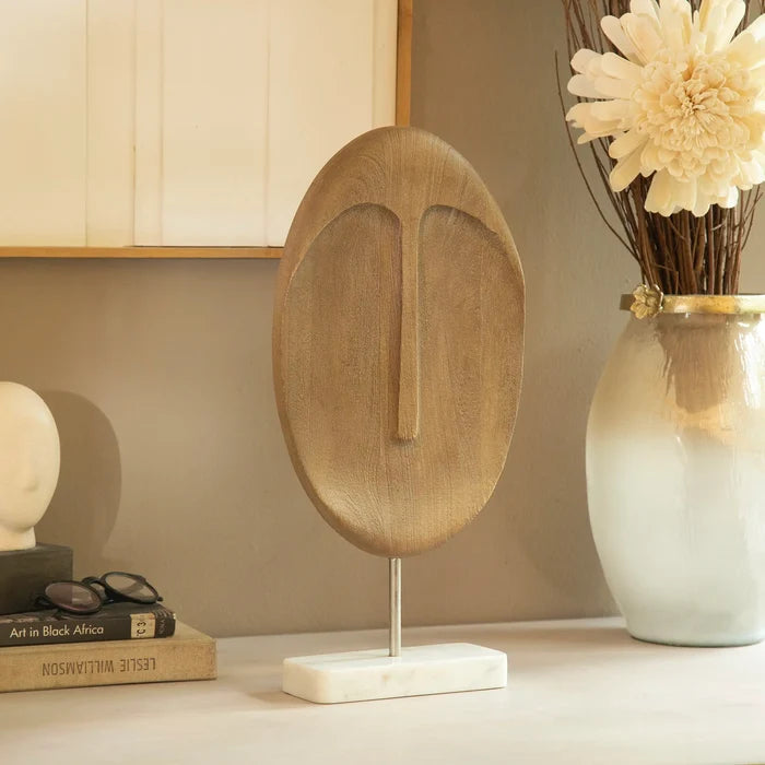 Expressions Wood Marble Sculpture - 2