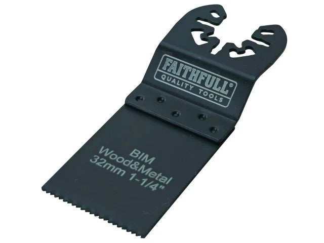 Faithfull Bi-Metal Flush Cut Blades – Pack of 5 (32mm)-Eclipse Fencing