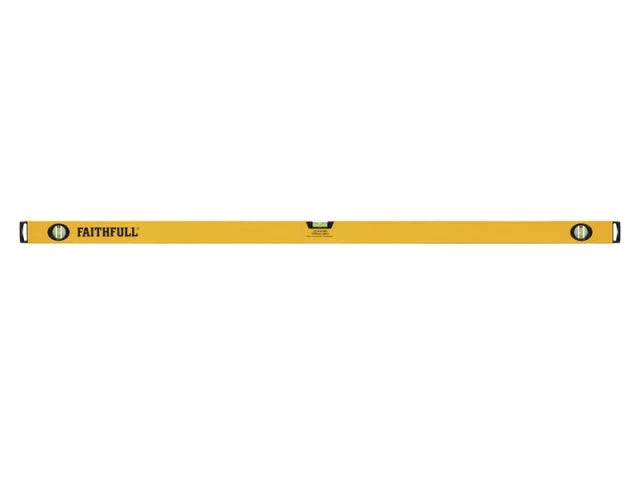 Faithfull Box Level 3 Vial 120cm (48in) – Durable Aluminium Spirit Level for DIY & Professional Projects-Eclipse Fencing