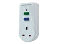 Faithfull RCD Safety Adaptor Plug – Reliable Electrical Protection-Eclipse Fencing