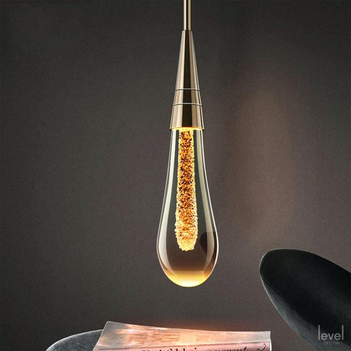 Falling Droplets Crystal LED Pendant - Level Decor