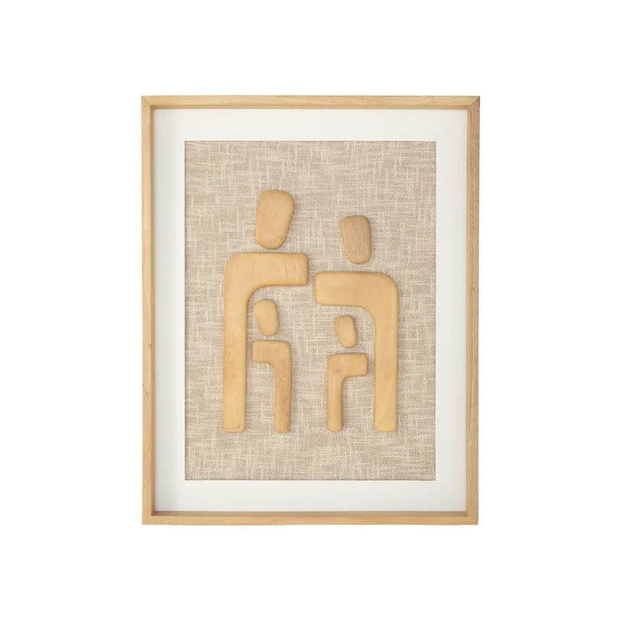 Family Portrait Wooden Wall Panel