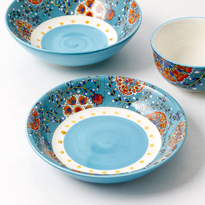 Fancy Peacock Ceramic Tableware Collection Modern Luxuries Inc.
