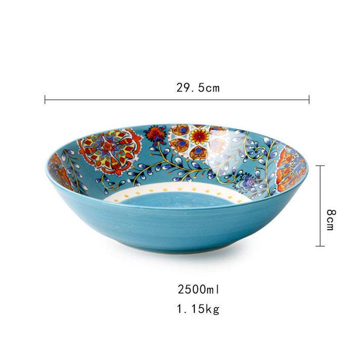 Fancy Peacock Ceramic Tableware Collection Modern Luxuries Inc.