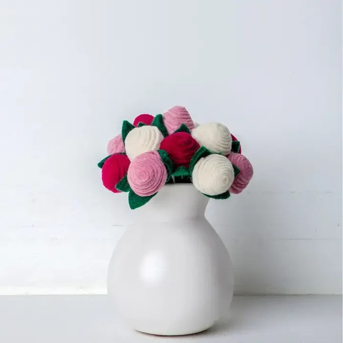 Felt Tea Roses