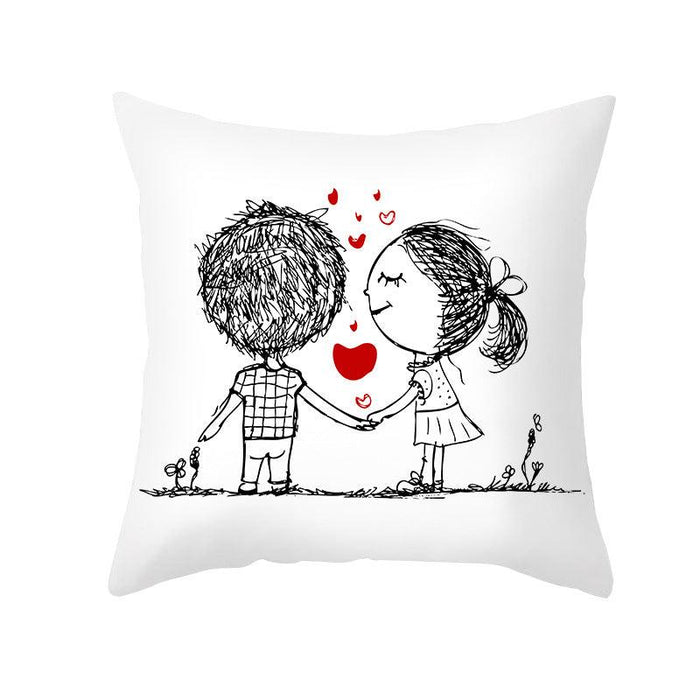 4 Style / 45x45cm Pillowcase
