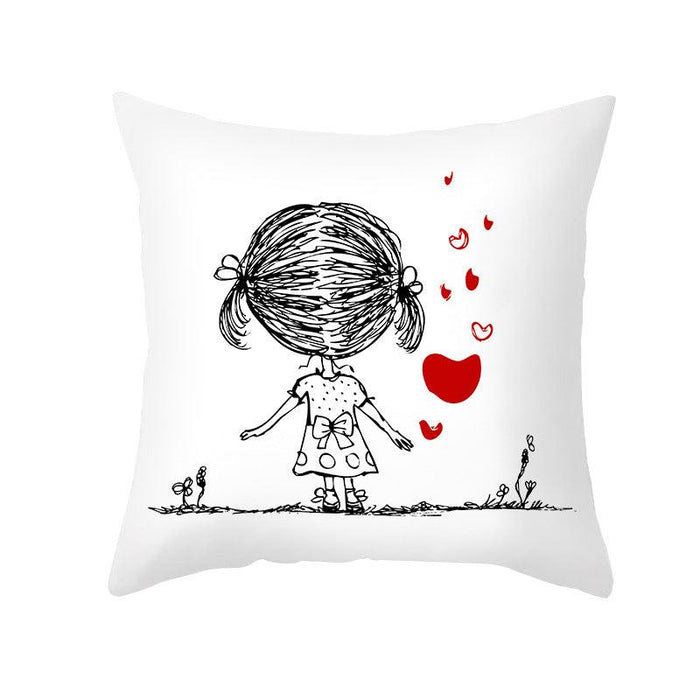 7 Style / 45x45cm Pillowcase