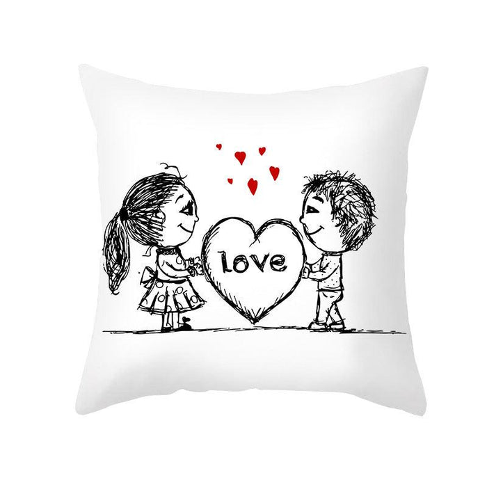 2 Style / 45x45cm Pillowcase