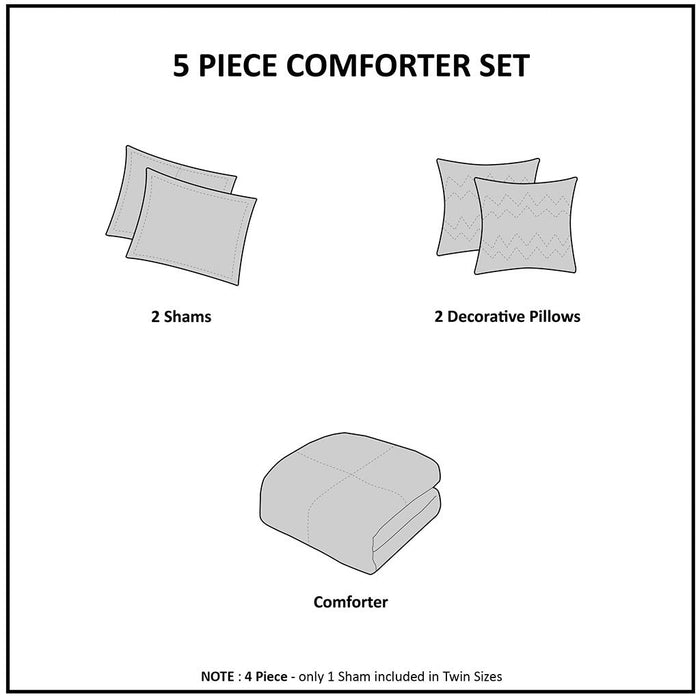 Floral Comforter Set Doba