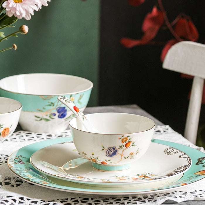 Floral Fantasy Bone China Serveware Collection Modern Luxuries Inc.