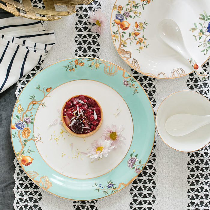 Floral Fantasy Bone China Serveware Collection Modern Luxuries Inc.