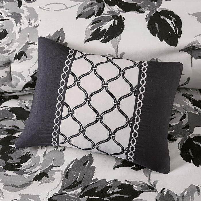 Floral Print Comforter Set Doba