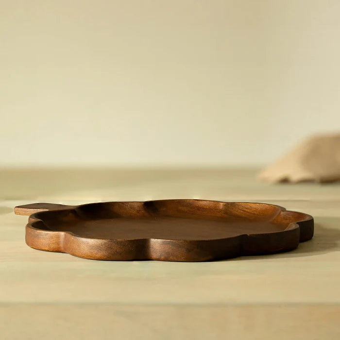 Floral Wooden Platter - Large