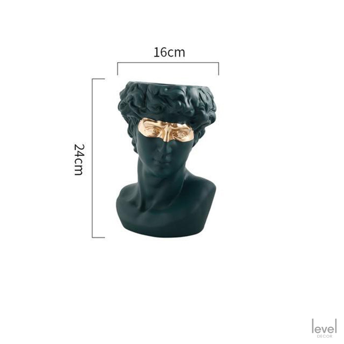 Flower Pot David Resin Statues Vase - Level Decor