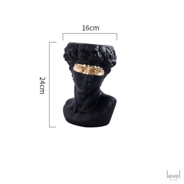 Flower Pot David Resin Statues Vase - Level Decor