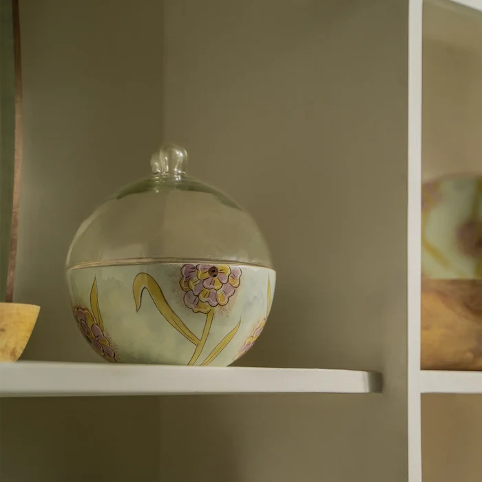 Forever Blooms Bowl with Cloche