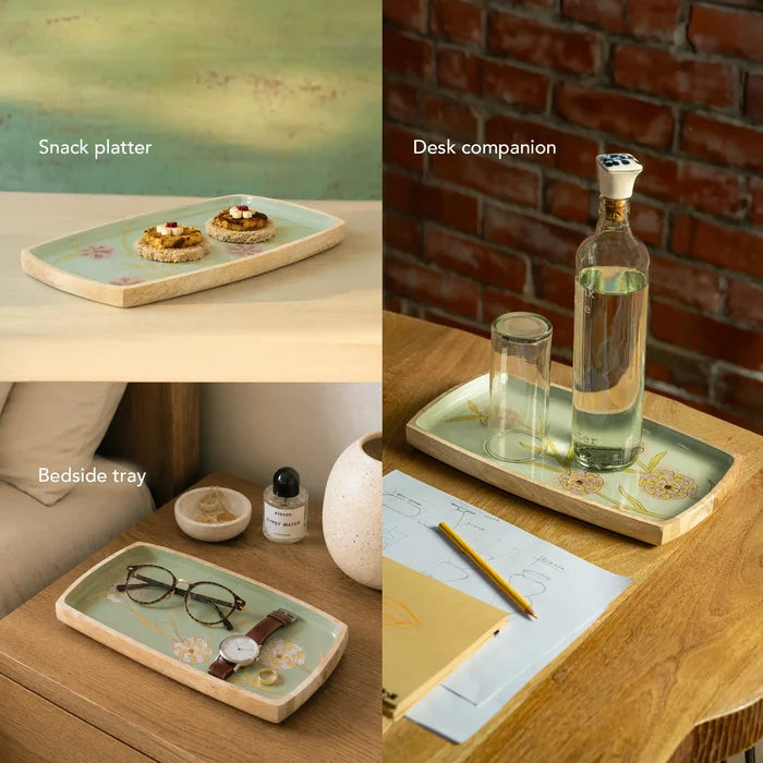 Forever blooms platter - small