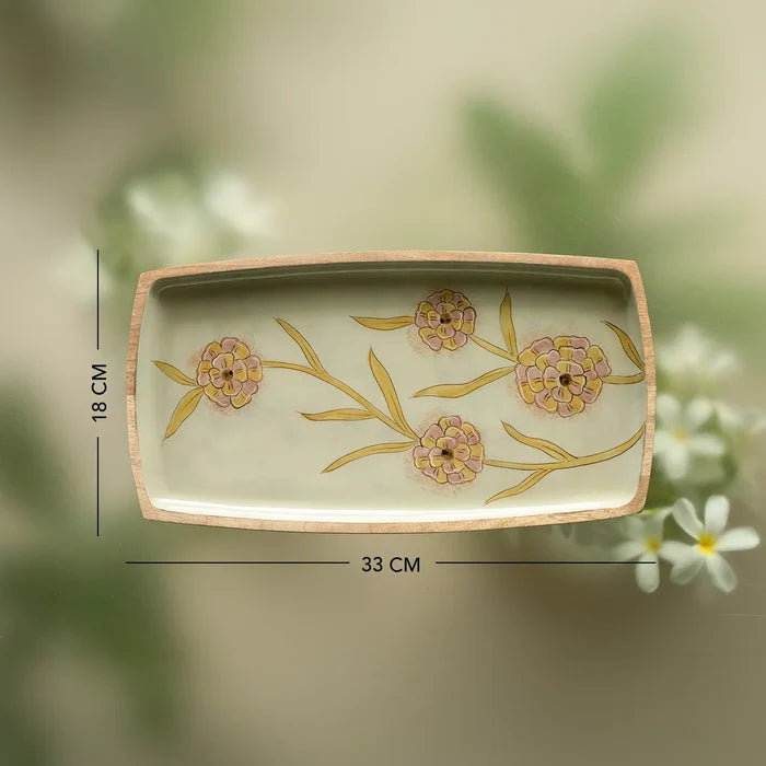 Forever blooms platter - small