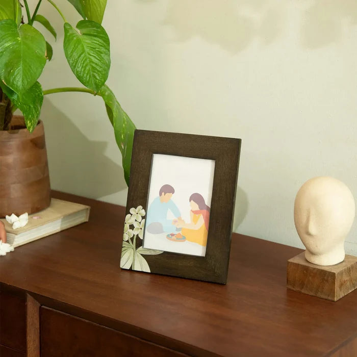 frangipani photo frame large