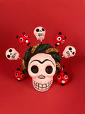 Frida Calavera with Mini Skulls & Devils