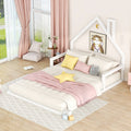 Full Size Floor Bed with House Shaped Headboard - Divine Heart L.A.