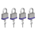 GATEMATE® 50mm Laminated Padlock – Keyed Alike (4 Pack) – Durable & Convenient Security-Eclipse Fencing