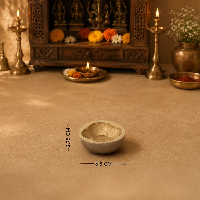 Gaudeep gold Diya set of 12