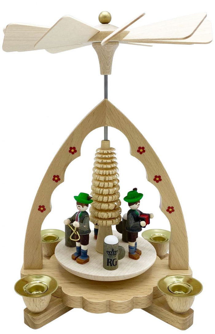 German Christmas Pyramid: Bavarian Trio