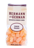 German Hard Candies: Ginger Orange